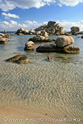 pointe rocheuse de la plage de Palombaggia