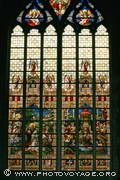 magnifiques vitraux de la cathédrale St Bavon