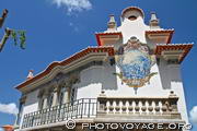 maison décorée d'azulejos dans le centre historique de Sintra