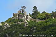 ruines de la citadelle du Castelo dos Mouros qui domine Sintra