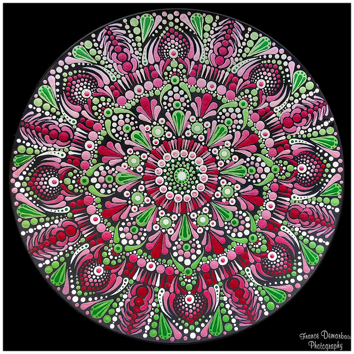 DOT MANDALA 23 - carton 30cm diam