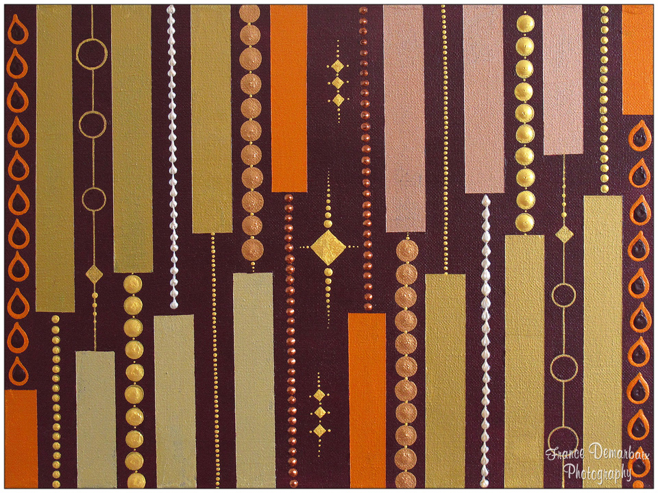 DOT ART GEOMETRY 6 - toile 30x40cm