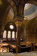 dome et intérieur de style mauresque de la Spanish Synagogue - Josefov