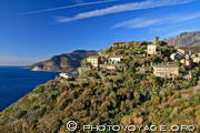 village de Nonza - côte ouest du Cap Corse