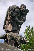 Le Proscrit, sculpture d'Einar Jonsson