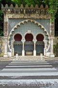 fontaine maure construite vers 1922 par José da Fonseca à Sintra