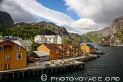 Les maisons de Nusfjord datent de la fin du 19e et du début du 20e siècle.